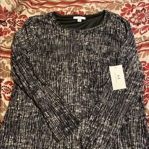 Halston Long Sleeve Blouse NWT